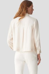 Blouse beige avec poches poitrine de Opus pour Femmes
