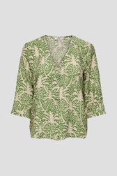 Blouse beige clair à imprimé vert de JDY pour Femmes