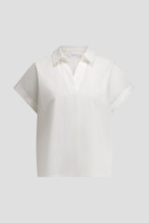 Photo produit 1 de Blouse blanche à col en V de Liberty Island pour Femmes