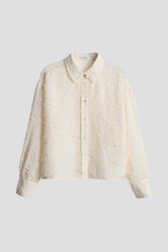 Photo produit 1 de Blouse blanche à fines franges de Opus pour Femmes