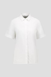 Blouse blanche à manches courtes de D'Auvry pour Femmes