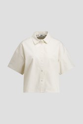 Photo produit 2 de Blouse blanche à manches courtes de Louise pour Femmes