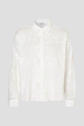 Photo produit 1 de Blouse blanche avec fleurs brodées de More & More pour Femmes
