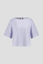 Photo produit 1 de Blouse bleu clair à manches trois-quarts de D'Auvry pour Femmes