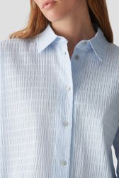 Blouse bleu clair à motif rayé blanc de Opus pour Femmes