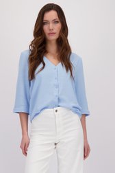 Le devant de Blouse bleu clair avec un effet tetra de JDY pour Femmes