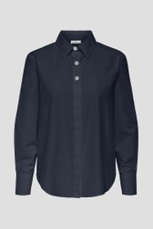 Photo produit 1 de Blouse bleu foncé avec boutons argentés de JDY pour Femmes