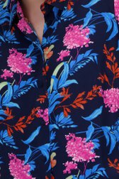 Blouse bleue à imprimé floral coloré de Only Carmakoma pour Femmes