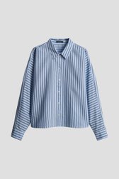 Photo produit 1 de Blouse bleue à rayures de Opus pour Femmes
