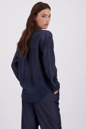 Le dos de Blouse bleue foncée de JDY pour Femmes