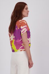 Blouse colorée à l'aspect soie de Libelle pour Femmes
