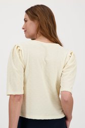 Blouse crème à manches bouffantes de JDY pour Femmes