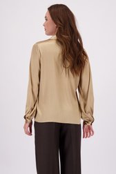 Le dos de Blouse dorée de Geisha pour Femmes