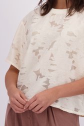 Détail de Blouse ecru avec broderies de Louise pour Femmes
