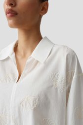 Détail de Blouse écru avec coquillages de Opus pour Femmes
