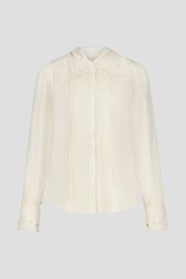 Blouse écrue à encolure brodée	 de D'Auvry pour Femmes