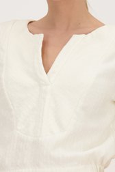 Blouse écrue à tissu brossé de AC by Annelien Coorevits pour Femmes