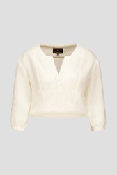 Blouse écrue à tissu brossé de AC by Annelien Coorevits pour Femmes