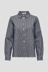 Photo produit 1 de Blouse en denim à rayures bleu et blanc de JDY pour Femmes