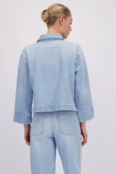 Photo supplémentaire 2 de Blouse en denim bleu clair de Liberty Island Denim pour Femmes