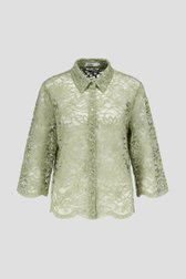 Photo produit 1 de Blouse en dentelle vert clair de D'Auvry pour Femmes