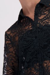 Détail de Blouse en dentelle vert foncé de D'Auvry pour Femmes