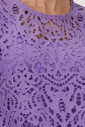 Blouse en dentelle violet clair de D'Auvry pour Femmes