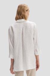 Blouse en lin blanc de Opus pour Femmes