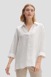 Blouse en lin blanc de Opus pour Femmes