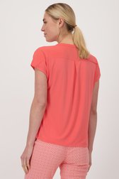 Blouse fine rose saumon de Liberty Island pour Femmes