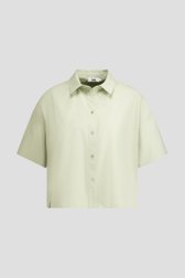 Photo produit 1 de Blouse gris-vert à manches courtes de Louise pour Femmes