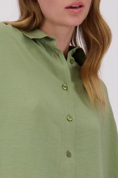 Blouse kaki à manches mi-longues de More & More pour Femmes