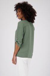 Blouse kaki légère à manches 3/4 de JDY pour Femmes