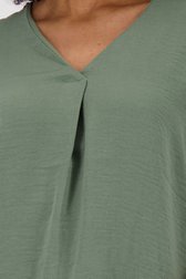 Blouse kaki légère à manches 3/4 de JDY pour Femmes