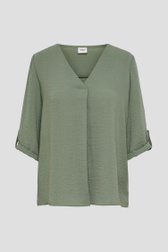 Blouse kaki légère à manches 3/4 de JDY pour Femmes