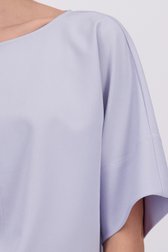 Détail de Blouse lilas à manches courtes de D'Auvry pour Femmes