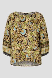 Blouse met bladerprint van More & More voor Dames