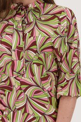 Blouse met kleurrijke waaierprint van Claude Arielle voor Dames