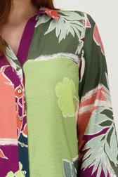 Blouse met paars-groene print van Libelle voor Dames