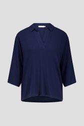 Blouse navy fine de Liberty Island pour Femmes