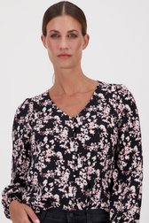 Blouse noire à imprimé fin de JDY pour Femmes