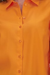Blouse orange à manches 3/4 élégantes de More & More pour Femmes