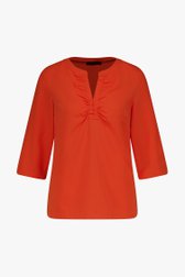Blouse orange	 de Claude Arielle pour Femmes