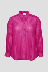 Blouse plissée rose de Fransa pour Femmes