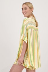 Blouse rayée en aspect lin de AC by Annelien Coorevits pour Femmes
