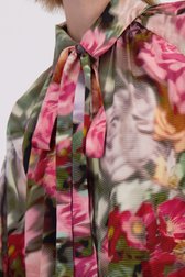 Détail de Blouse rose à fleurs de More & More pour Femmes