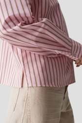 Détail de Blouse rose à rayures de Opus pour Femmes