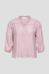Photo produit 1 de Blouse rose clair avec broderie anglaise de ONLY Carmakoma pour Femmes