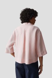 Le dos de Blouse rose en lin  de Opus pour Femmes