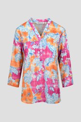Photo produit 1 de Blouse rose-orange à imprimé floral de Bicalla pour Femmes